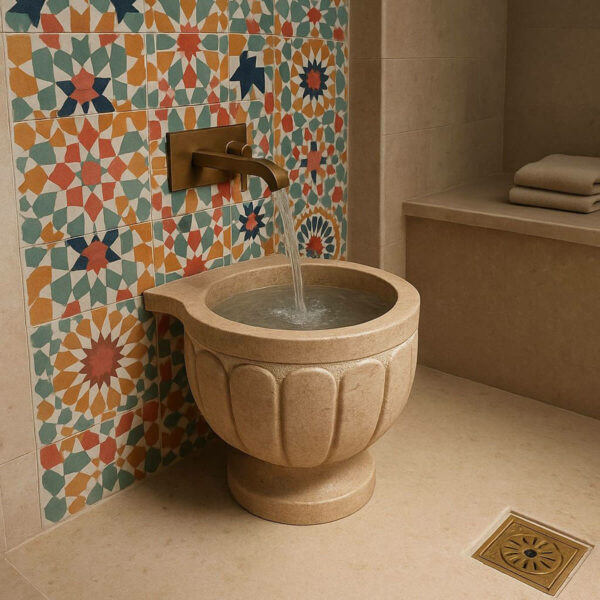 Bassine-hammam-en-marbre-Thala