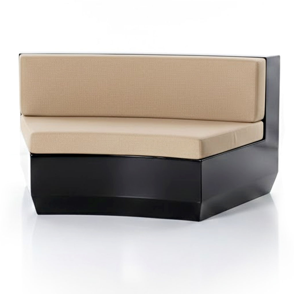 Canapé ouverte circulaire en resine