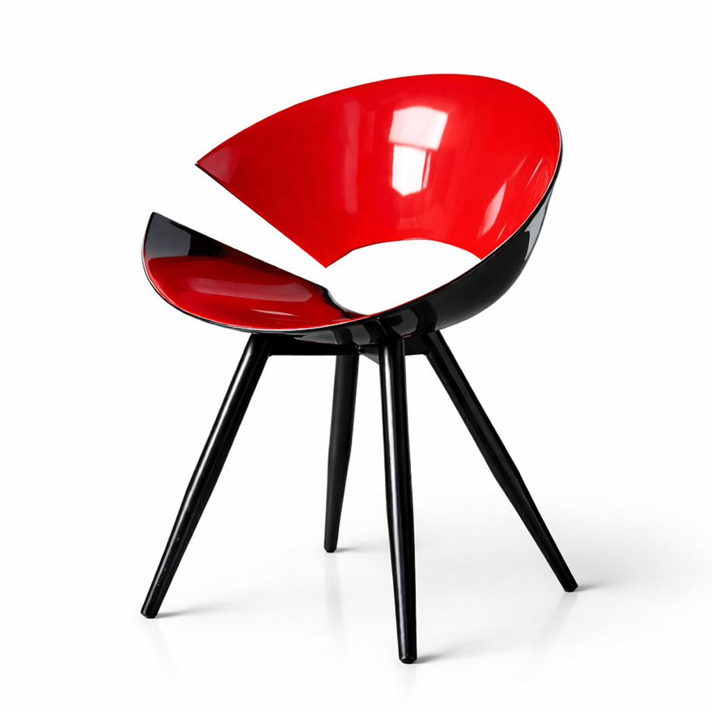 Chaise design en resine Hybride ISO3