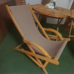 Chaise longue en bois hêtre modèle natte CL001 reel
