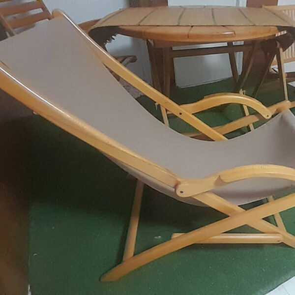 Chaise longue en bois hêtre modèle natte CL001 reel 2