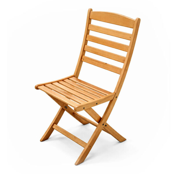 Chaise pliable en bois hêtre modèle Hilel CH002