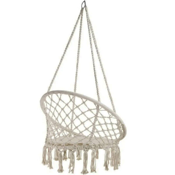 Chaise-suspendue-en-macrame-fait-main