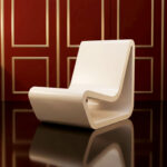 Fauteuil ouvert en resine modèle COSY couverture