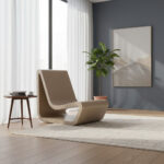Fauteuil ouvert en resine modèle COSY couverture3