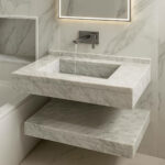 Lavabo-Suspendue-Avec-Etagere-En-Marbre-Blanc