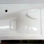 Lavabo encastre pour-salle de bain en Stonflex LUX80