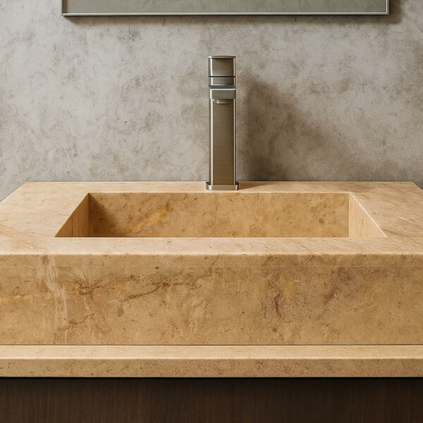 Lavabo-suspendue-avec-etagere-en-marbre-kadhel