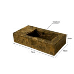 Lavabo-suspendue-en-marbre-emperador-LME70