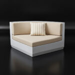 Module du coin pour salon a angle couv