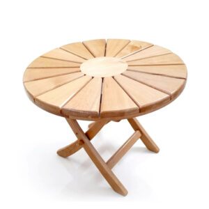 Table Basse Pliable en bois hêtre soleil TB004