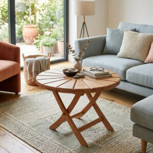 Table Basse Pliable en bois hêtre soleil TB004