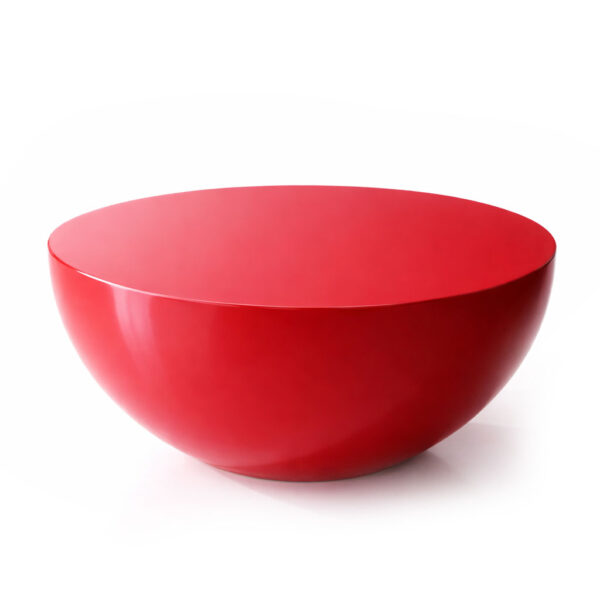 Table Basse demi sphère en résine H43 Ø90 cm