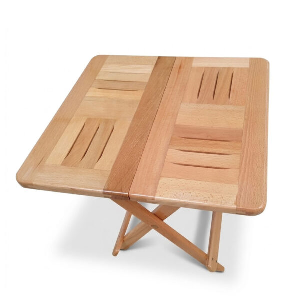 Table basse carrée pliante Prestige TB003 haut