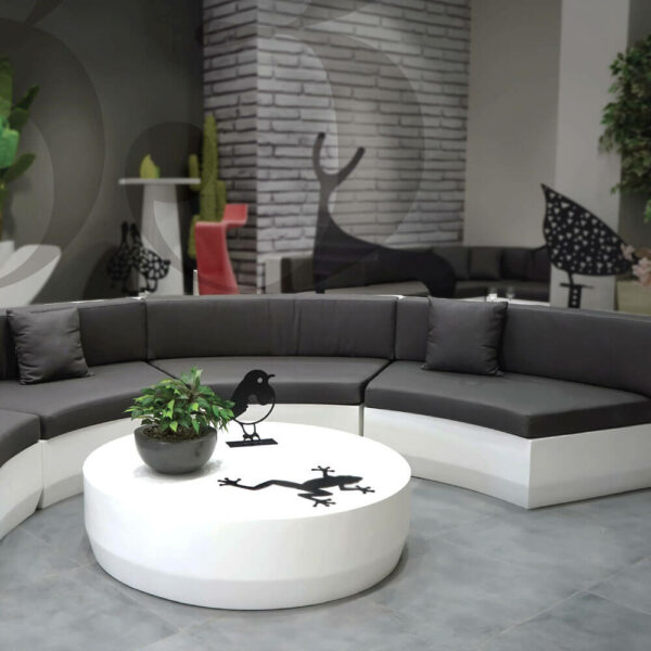Table Basse Ronde En Resine