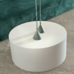 Table basse ronde en resine