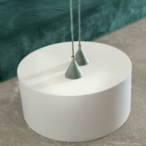 Table basse en resine ronde de Ø 50cm
