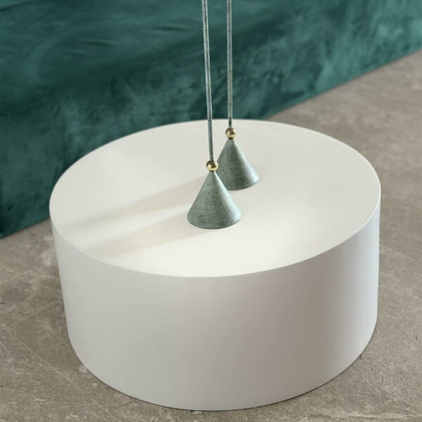 Table basse ronde en resine