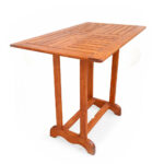 Table haute bistro en bois hêtre