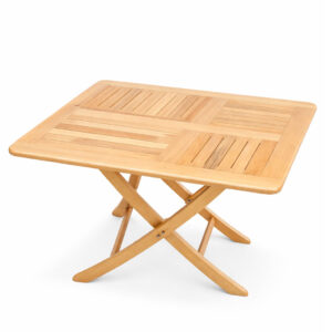 Table rectangulaire pliable en bois hêtre TA017
