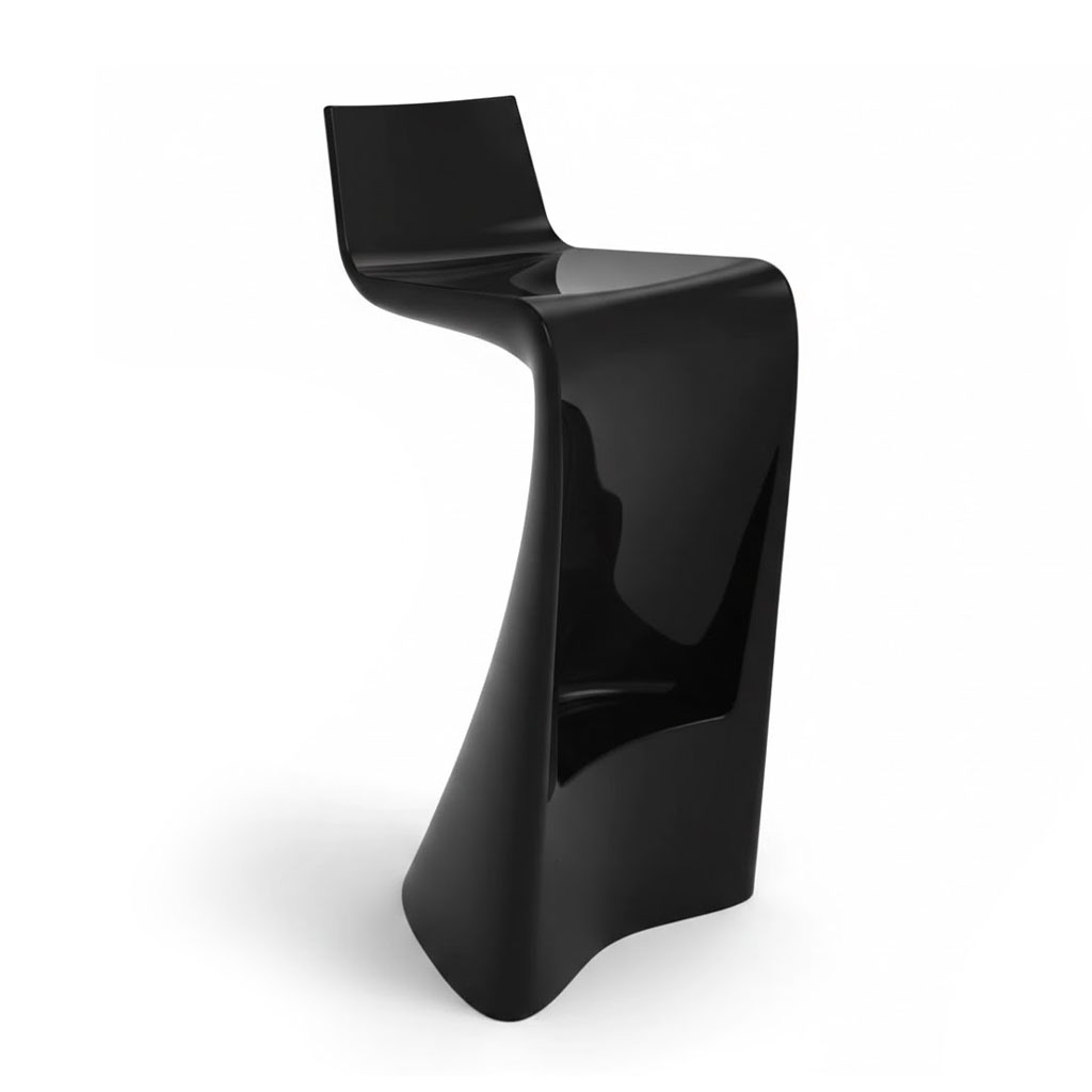 Tabouret de bar moderne en résine VRCH87
