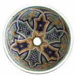 Vasque marocain pour salle de bain en céramique VC01