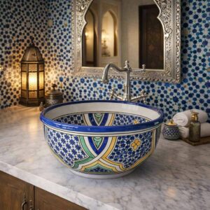 Vasque marocain pour salle de bain VC01