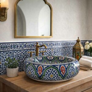 Vasque marocain pour salle de bain VCM01