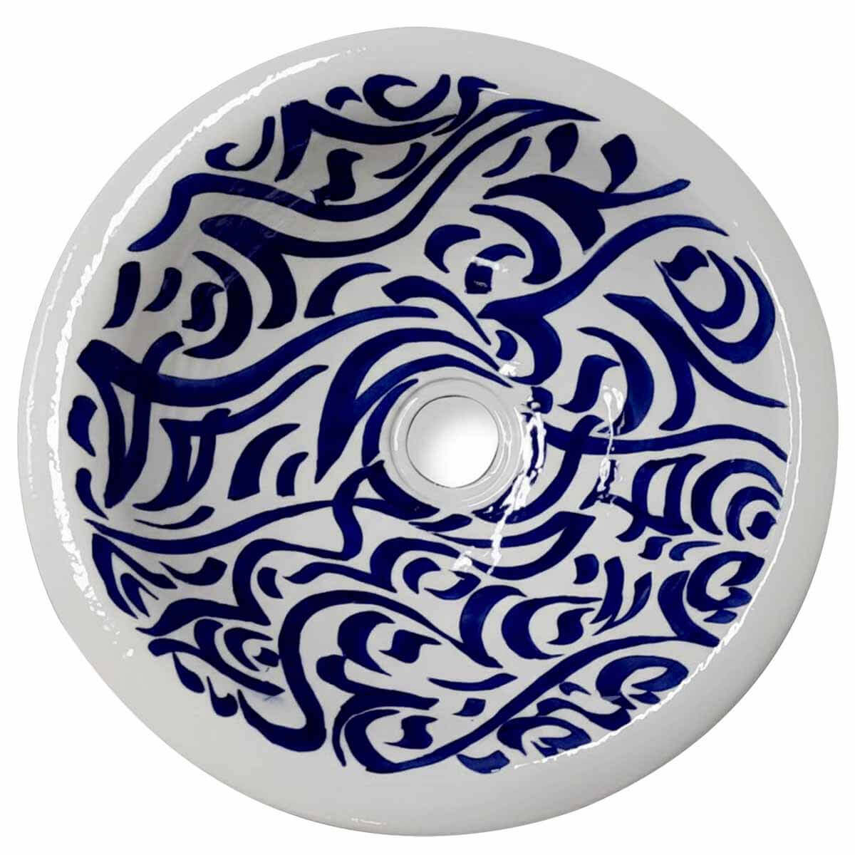 Vasque A Poser Arabesque En Céramique VCM03