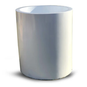 Vasque cylindrique en résine H 45 D 38cm
