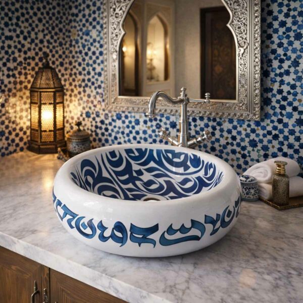 vasque-a-poser-fait-main-modele-arabesque-bleue