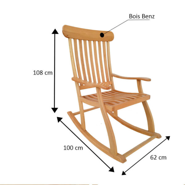 Chaise Basculante En Bois Blenz RC001