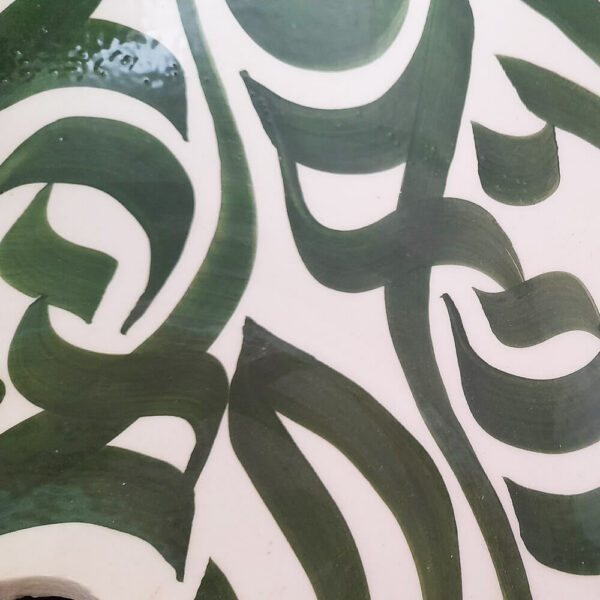 vasque-a-poser-fait-main-modele-arabesque-vert