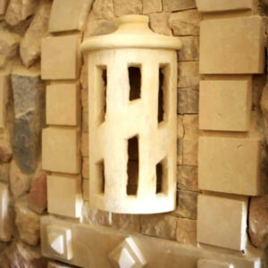 Applique murale pierre pour jardin AP08