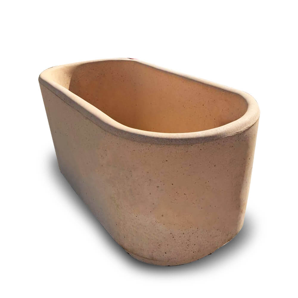 Bac a fleur exterieur en beton arme Ref GB11