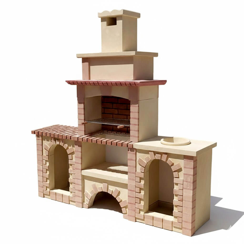 Barbecue En Pierre Et Brique Réfractaire BP125