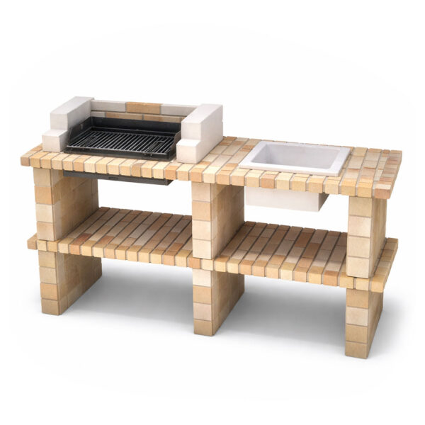 Barbecue en Briques avec évier BB25