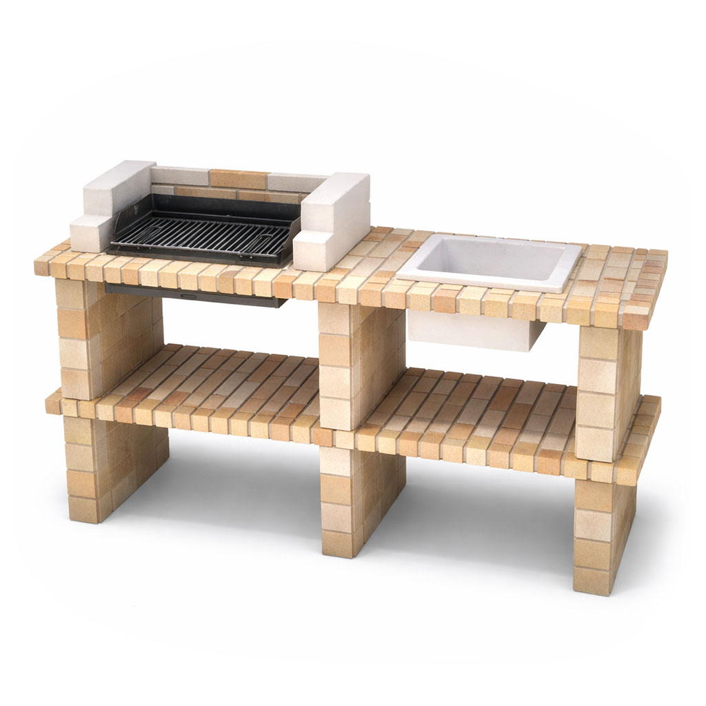 Barbecue en Briques avec évier BB25