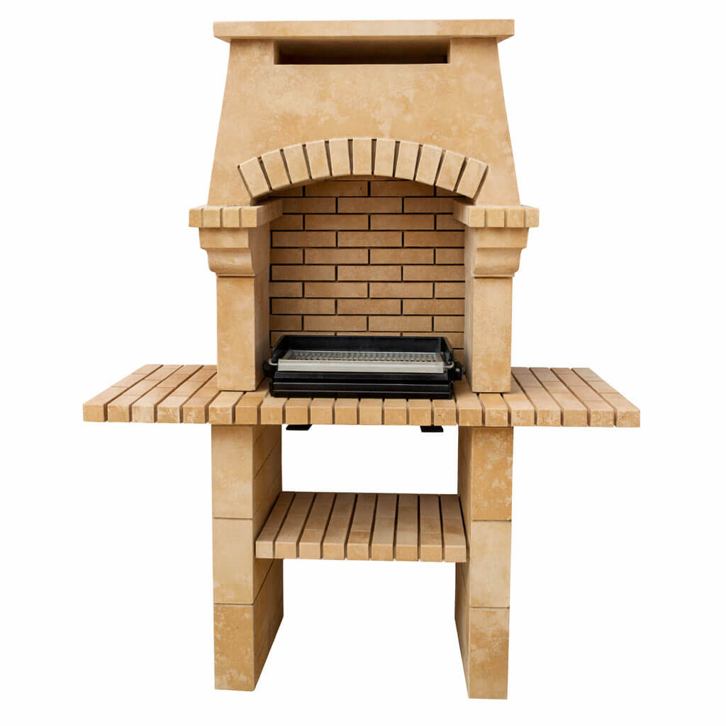 Barbecue fixe exterieur en pierre naturelle BF17