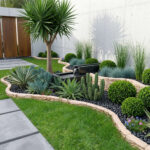 Bordure jardin en béton éclaté BJ003 couverture