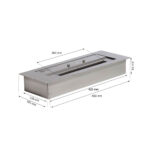Brûleur encastrable bioéthanol 45 cm dim