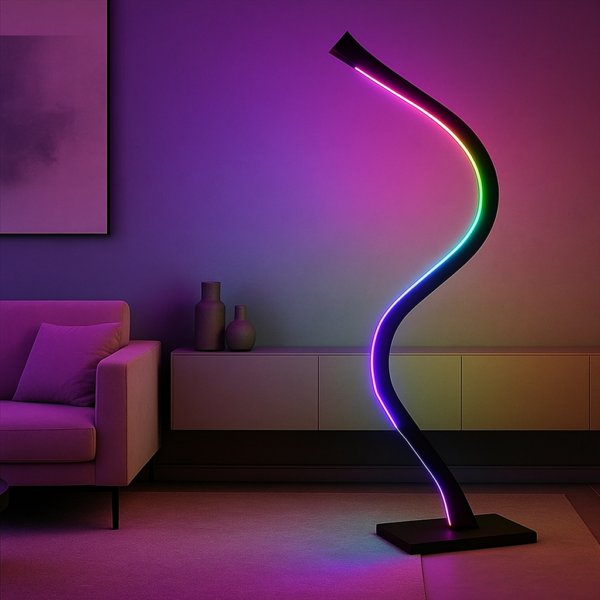 Lampadaire Design salon forme s rgb
