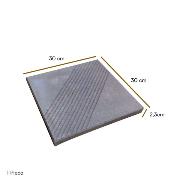 Dallage Strié lisse en béton fibré DL1012 dim