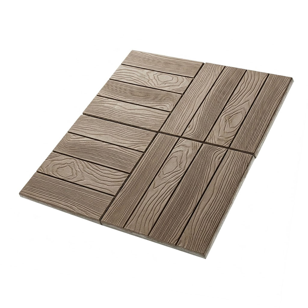 Dallage effet bois en béton Fibré DL1016 Dallage effet bois en béton Fibré 1016