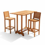 Ensemble Bistrot pour jardin en bois hêtre EB01