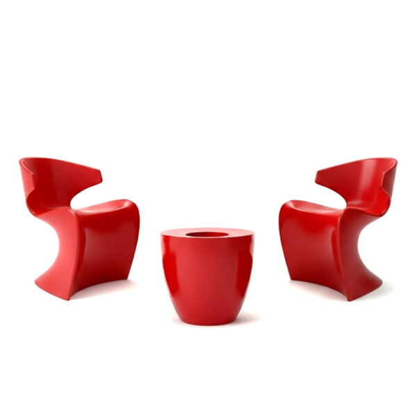 Ensemble Table et chaises Design modèle CANNE EBR02