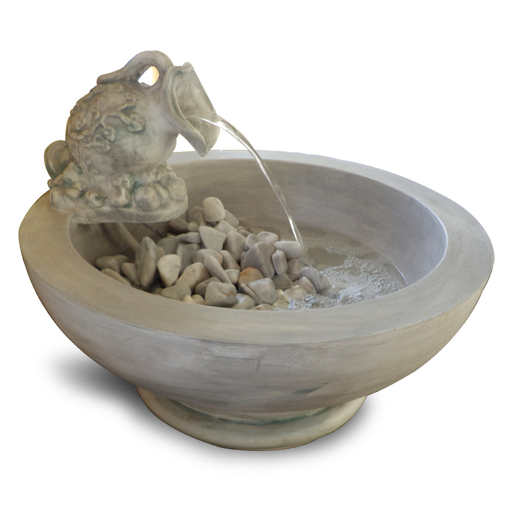 Fontaine en resine centrale pour exterieur Ref FCR01