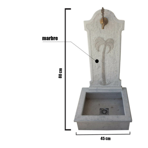 fontaine murale pour jardin dim