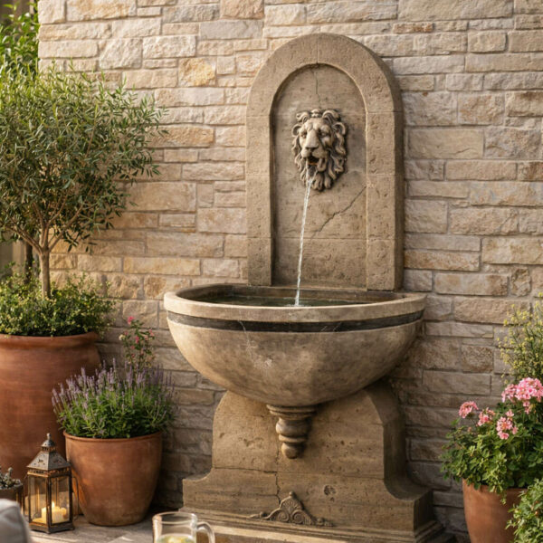 Grande fontaine murale en béton fibré FM13 couv 2