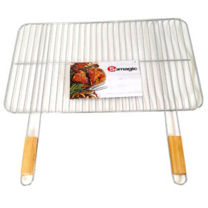 Grille de barbecue rectangulaire simple de 60x40cm